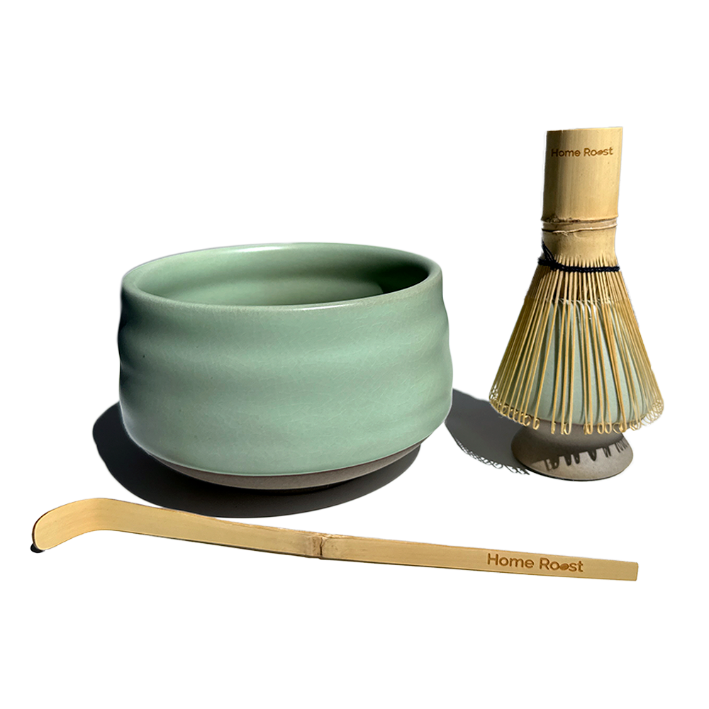 Matcha Sæt Havskum Grøn Home Roast